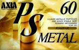 Compact Cassette AXIA PS-Metal 60 "PSMF 60" Type IV Metal 1993 Japan