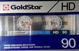 Compact Cassette Goldstar HD 90 Type I Normal 1988 USA
