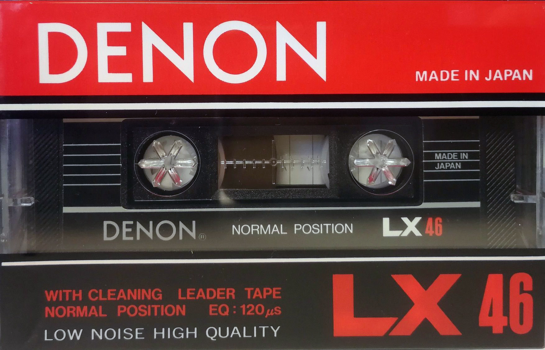 Compact Cassette Denon LX 46 Type I Normal 1984 Europe