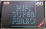 Compact Cassette ICM HIFI Super Ferro 60 Type I Normal 1978 Europe
