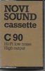 Compact Cassette Novi Sound 90 Type I Normal 1987 Europe
