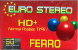 Compact Cassette Euro Stereo HD+ 90 Type I Normal 1993 Europe