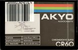 Compact Cassette Akyo 60 "CR" Type II Chrome Europe