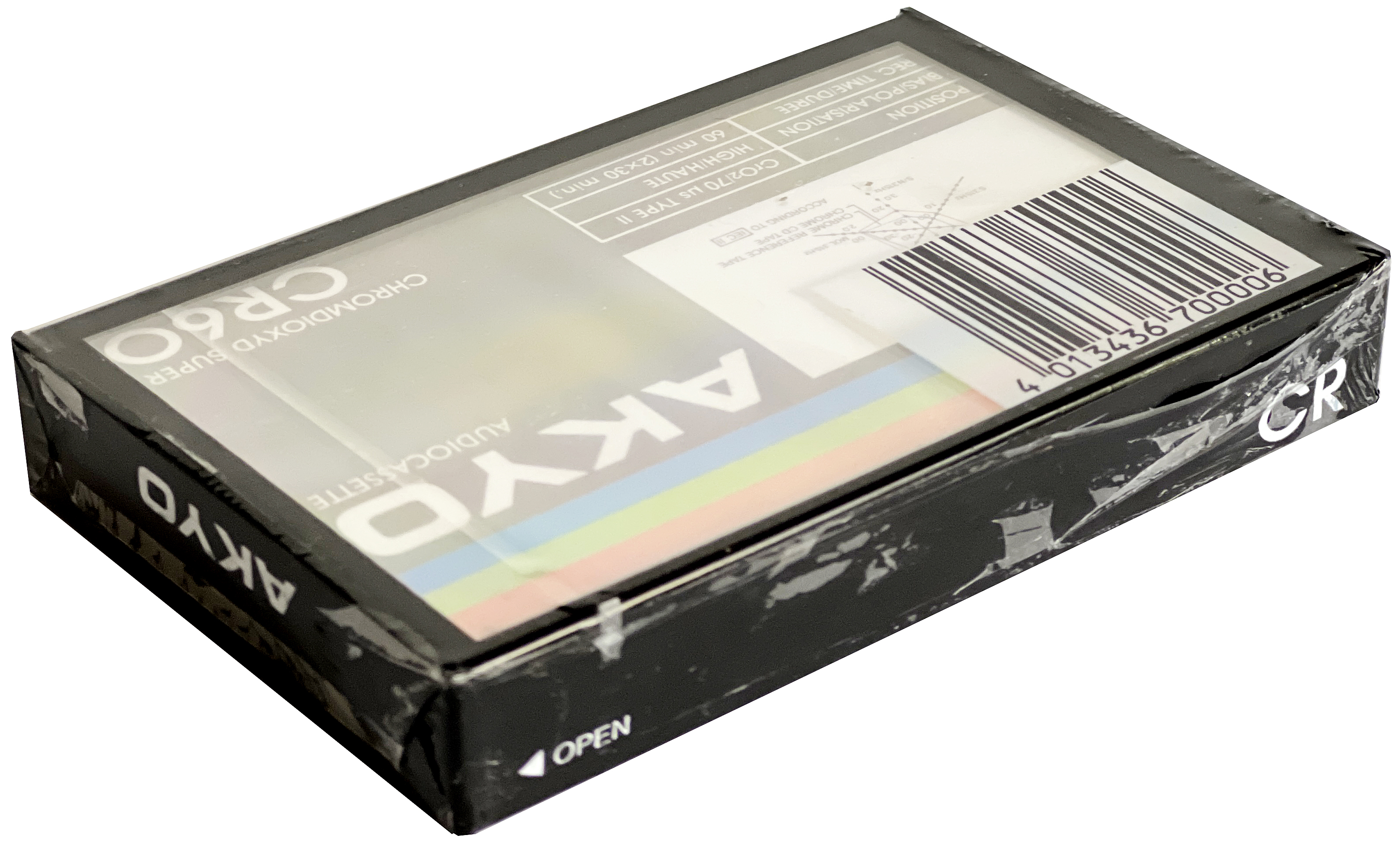 Compact Cassette Akyo 60 "CR" Type II Chrome Europe