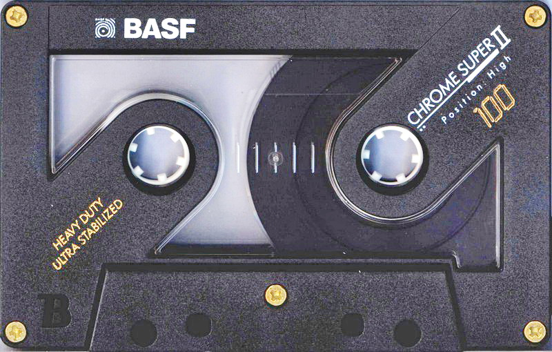 Compact Cassette BASF Chrome Super II 100 Type II Chrome 1991 Germany
