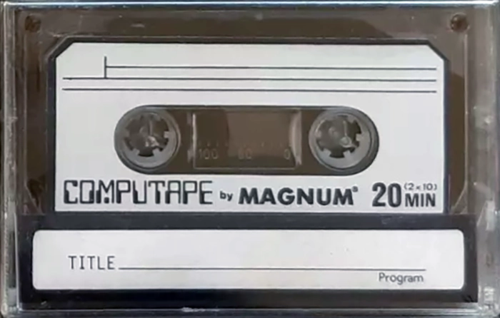Compact Cassette Magnum 20 "Computape" Computer Cassette Unknown Country