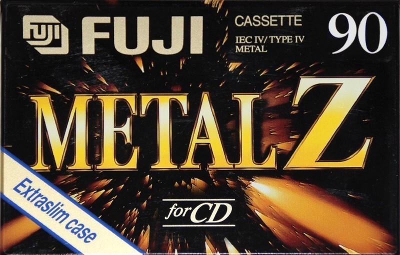 Compact Cassette Fuji Metal Z 90 Type IV Metal 1996 Europe