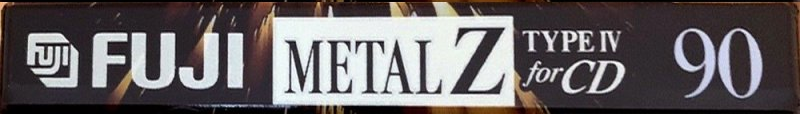 Compact Cassette Fuji Metal Z 90 Type IV Metal 1996 Europe