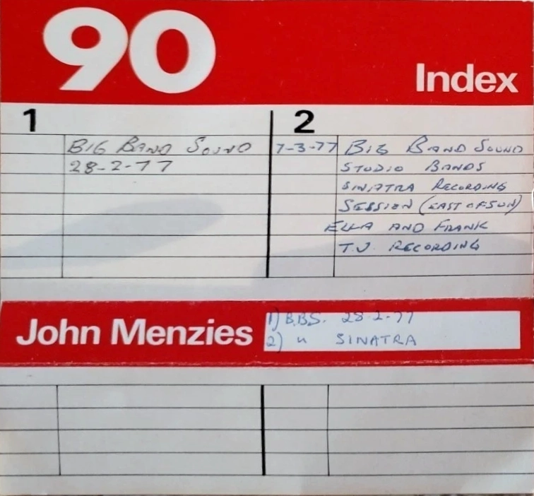 Compact Cassette John Menzies 90 Type I Normal 1977 UK