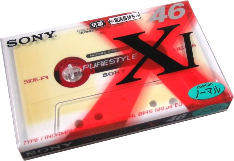 Compact Cassette Sony XI 46 "Purestyle C-46X1D" Type I Normal 1997 Japan