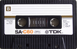 Compact Cassette TDK SA 60 Type II Chrome 1979 USA