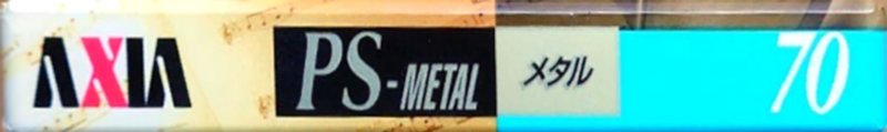 Compact Cassette AXIA PS-Metal 70 "PSMH 70" Type IV Metal 1996 Japan
