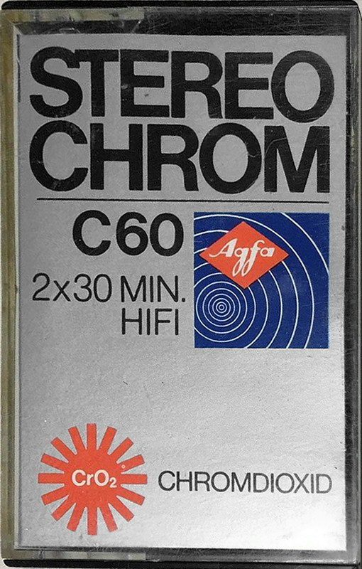 Compact Cassette AGFA Stereochrom 60 Type II Chrome 1972 Europe