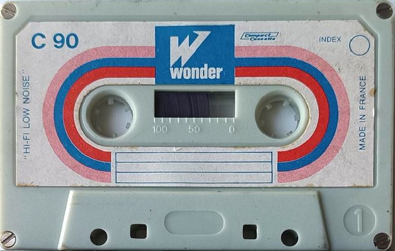Compact Cassette Wonder 90 Type I Normal 1973 France