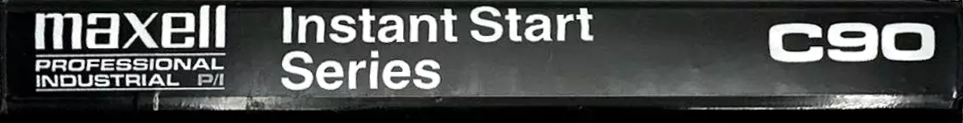 Compact Cassette Maxell Professional Industrial P/I 90 Type I Normal 1996 USA