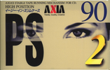 Compact Cassette AXIA PS-II / PS-2 90 "PS2G 90" Type II Chrome 1995 Japan