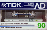 Compact Cassette TDK AD 90 Type I Normal 1984 Japan