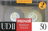 2 pack Maxell UDII / UD2 50 Type II Chrome 1988 Japan