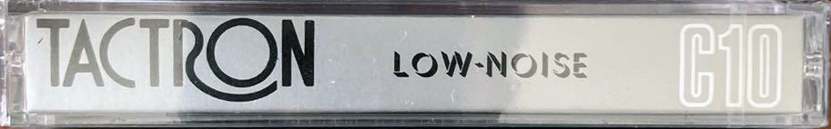 Compact Cassette Tactron 10 Type I Normal 1980 Japan