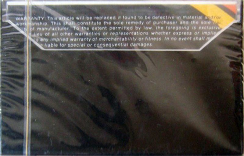 Compact Cassette Audio XDR 60 Type I Normal 1979 USA