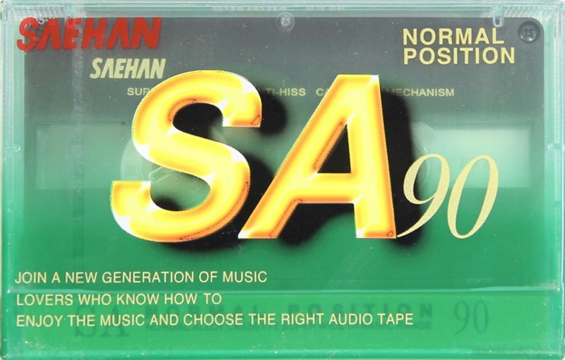 Compact Cassette Saehan SA 90 Type I Normal 1994 Europe