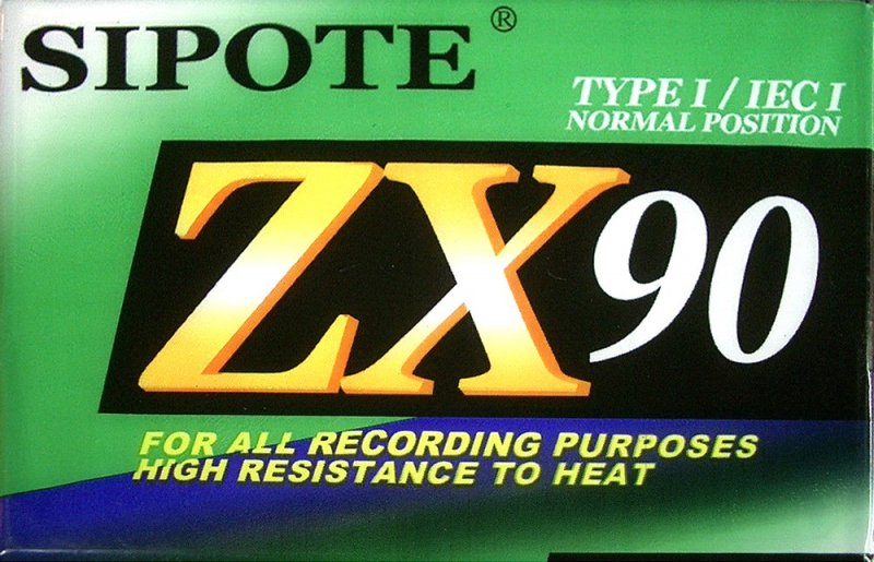 Compact Cassette Sipote ZX 90 Type I Normal 2000 East Europe
