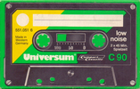 Compact Cassette Universum 90 Type I Normal 1974 Germany