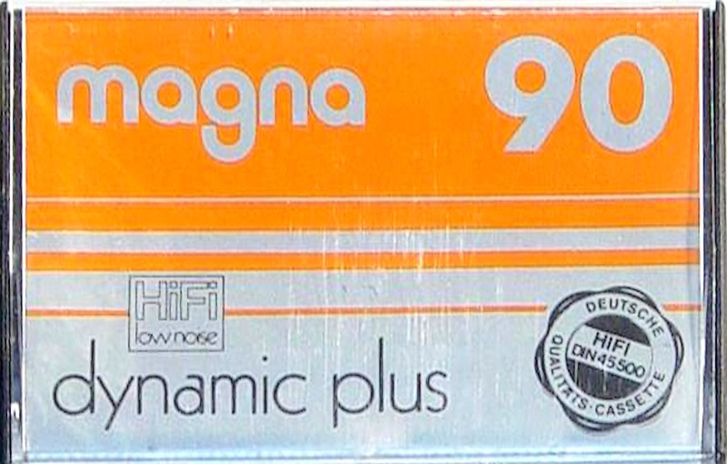Compact Cassette Magna Dynamic Plus 90 Type I Normal 1980 Europe