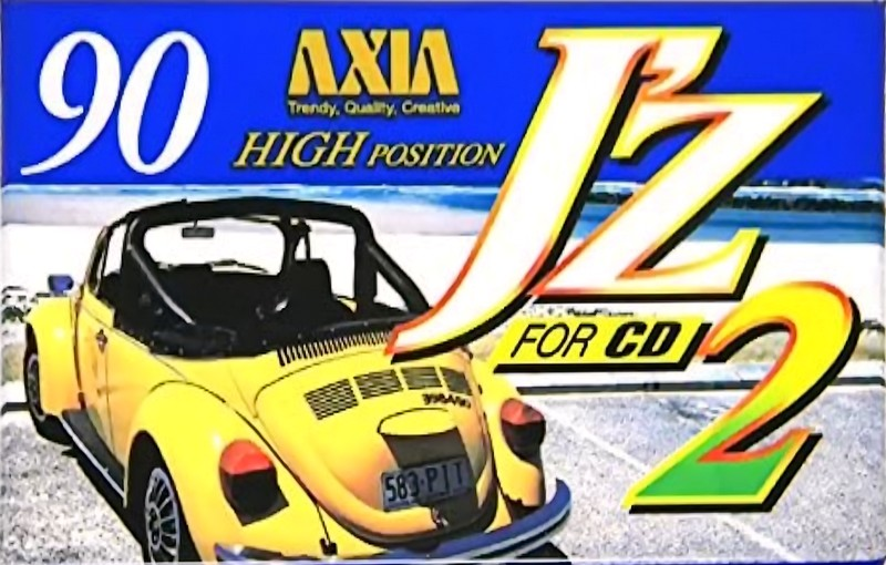 Compact Cassette AXIA J`z 2 90 "JZ2C 90" Type II Chrome 1995 Japan
