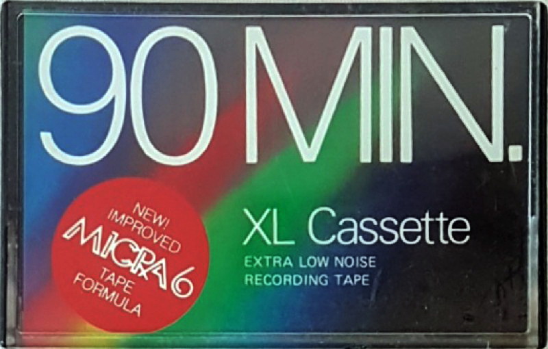 Compact Cassette Inter Magnetics XL 90 "Micra 6" Type I Normal 1987 USA