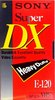 VHS, Video Home System Sony Super DX 120 Type I Normal 1992 Europe