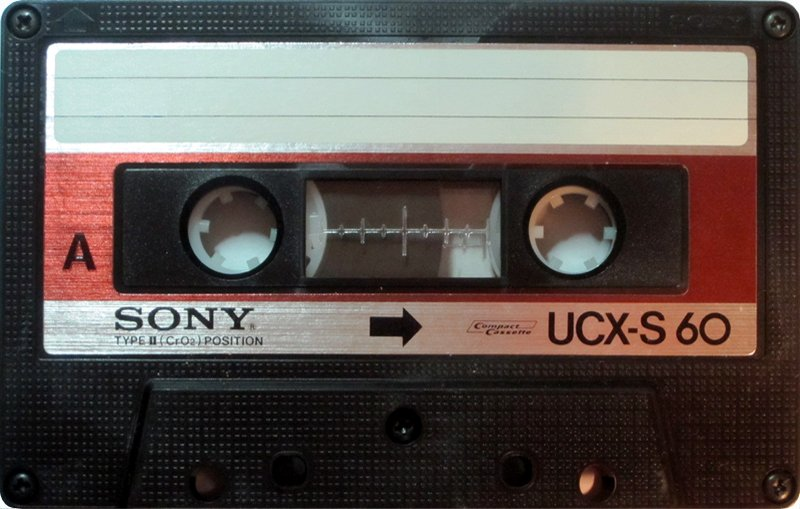 Compact Cassette Sony UCX-S 60 Type II Chrome 1983 USA