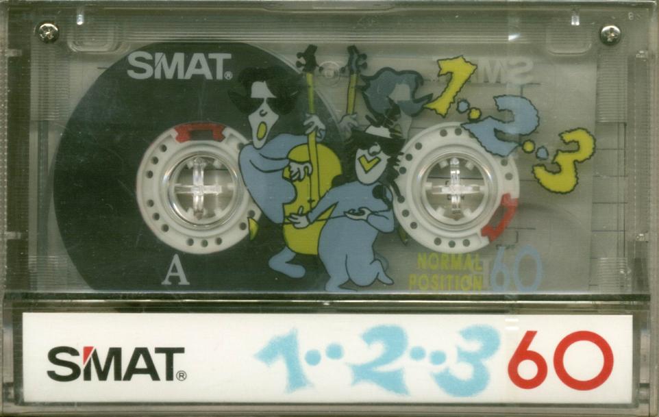 Compact Cassette Smat Art 60 "123" Type I Normal 1993 South Korea