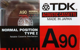 Compact Cassette TDK A 90 Type I Normal 1988 Europe