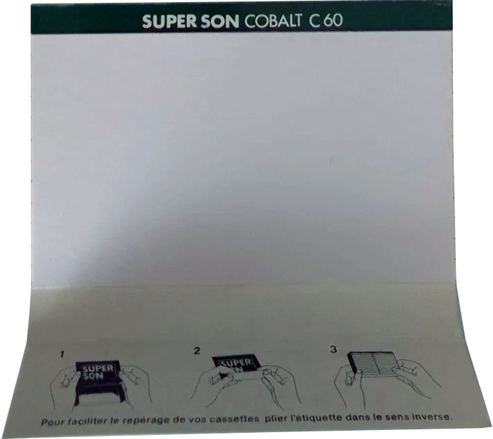 Compact Cassette Super Son 90 Type I Normal France