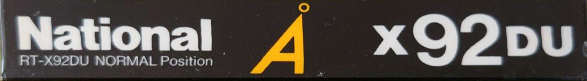 Compact Cassette National Angrom DU 92 "RT-92DU" Type II Chrome 1984 Japan