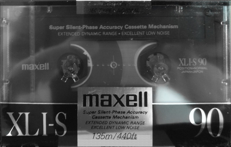 Compact Cassette Maxell XLI-S 90 Type I Normal 1988 USA