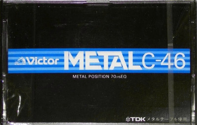 Compact Cassette Victor Metal / Me 46 Type IV Metal 1979 Japan