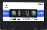 Compact Cassette Victor Metal / Me 46 Type IV Metal 1979 Japan