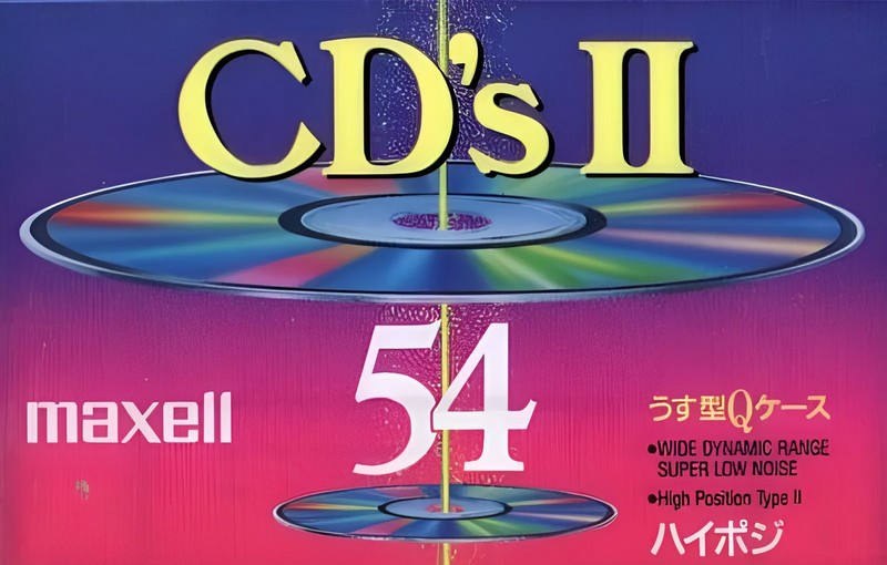 Compact Cassette Maxell CD`s II / CD`s 2 54 Type II Chrome 1992 Japan