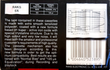 Compact Cassette RAKS SX 90 Type I Normal 1990 Europe