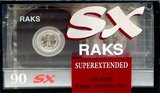 Compact Cassette RAKS SX 90 Type I Normal 1990 Europe
