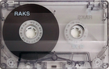 Compact Cassette RAKS SX 90 Type I Normal 1990 Europe
