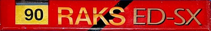 Compact Cassette RAKS ED-SX 90 Type I Normal 1993 Europe
