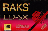 Compact Cassette RAKS ED-SX 90 Type I Normal 1993 Europe