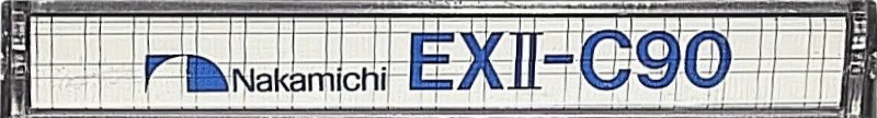Compact Cassette Nakamichi EX II 90 Type I Normal 1983 Worldwide