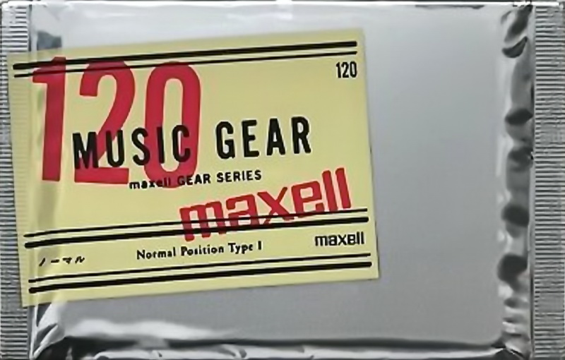 Compact Cassette Maxell Music Gear 120 "MG1-120" Type I Normal 2000 Japan