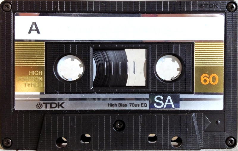 Compact Cassette TDK SA 60 Type II Chrome 1986 Australia, Europe