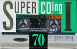 Compact Cassette TDK Super CDing 1 70 "SCD1-70A" Type I Normal 1993 Japan