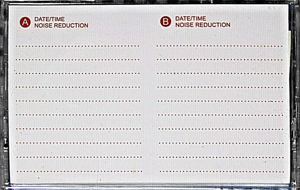 Compact Cassette Dennon DX1 60 "Dx1-60GE" Type I Normal North America